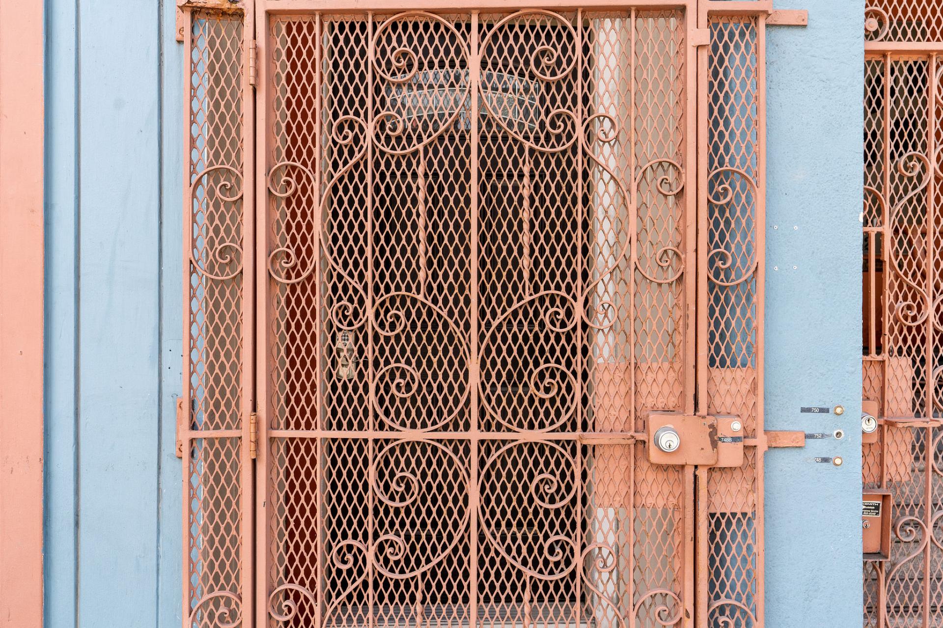 detail of iron gate
