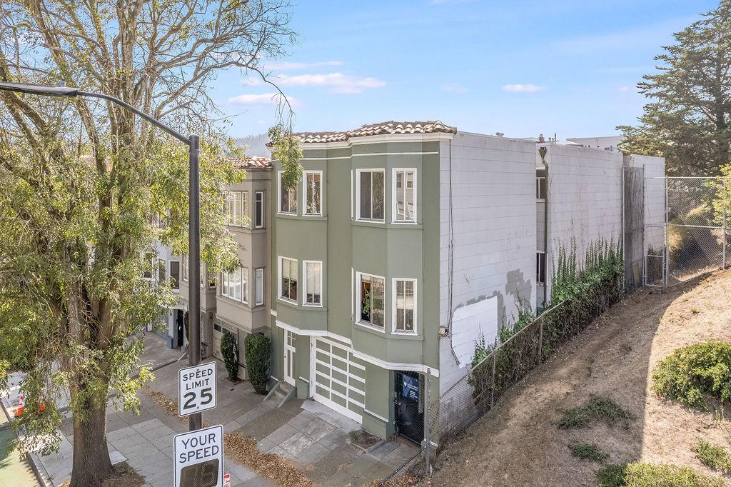 aerial view of home